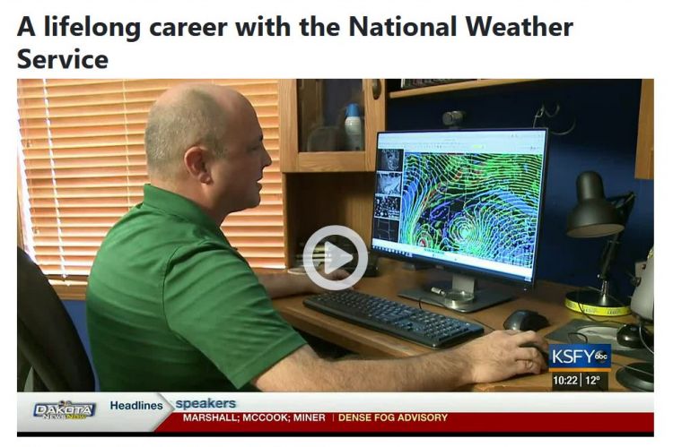 Snapshot from Dakota News Now of Bryan Ruby story